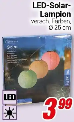 CENTERSHOP LED-Solar Lampion Angebot
