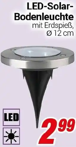CENTERSHOP LED-Solar Bodenleuchte Angebot