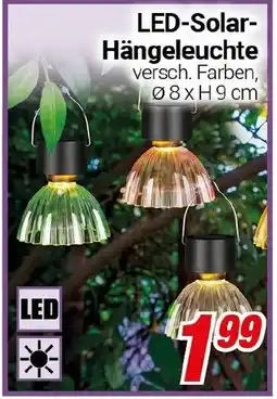 CENTERSHOP LED-Solar Hängeleuchte Angebot