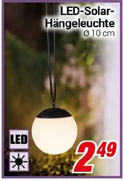 CENTERSHOP LED-Solar Hängeleuchte Angebot