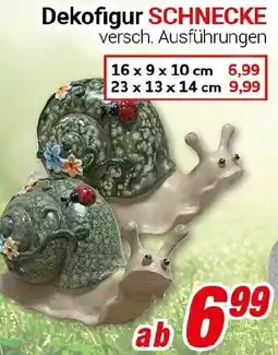 CENTERSHOP Dekofigur SCHNECKE Angebot