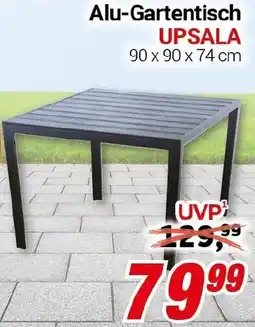 CENTERSHOP Alu-Gartentisch UPSALA Angebot