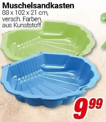 CENTERSHOP Muschelsandkasten Angebot