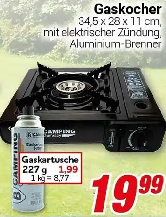CENTERSHOP Gaskocher Angebot