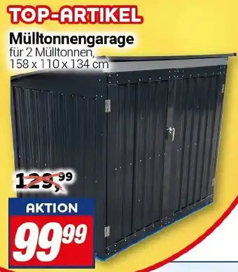 CENTERSHOP Mülltonnengarage Angebot
