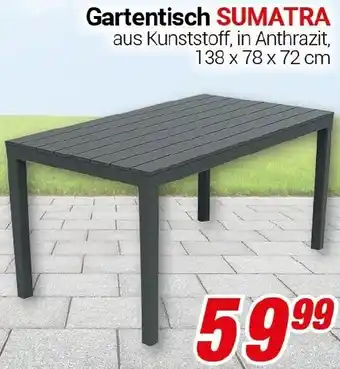 CENTERSHOP Gartentisch SUMATRA Angebot