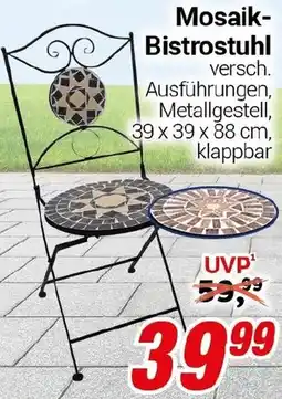 CENTERSHOP Mosaik Bistrostuhl Angebot