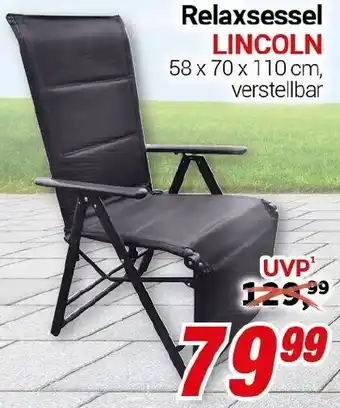 CENTERSHOP Relaxsessel LINCOLN Angebot