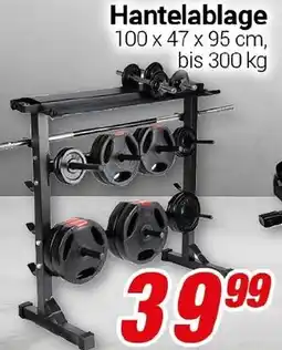 CENTERSHOP Hantelablage Angebot