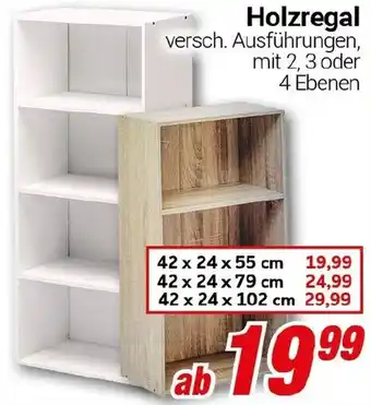 CENTERSHOP Holzregal Angebot