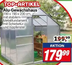 CENTERSHOP Alu-Gewächshaus Angebot