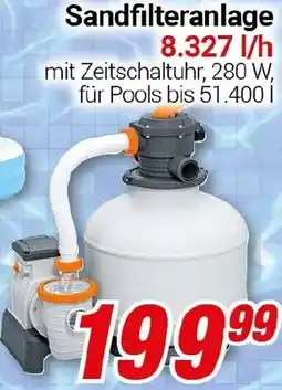 CENTERSHOP Sandfilteranlage 8.327 l/h Angebot