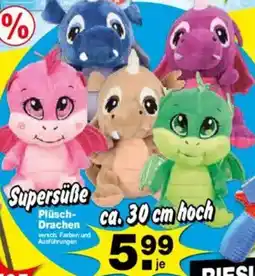Krümet Sonderposten Plüsch Drachen Angebot