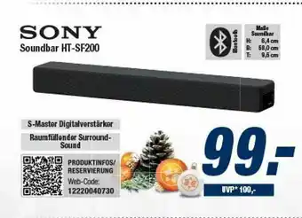 Expert Bening Sony Soundbar Ht-sf200 Angebot