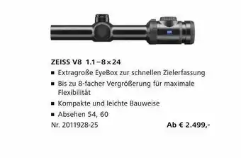 Frankonia Zeiss V8 1.1-8x24 Angebot