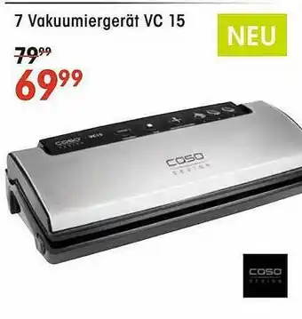 Frankonia Caso Vakuumiergerät Vc15 Angebot