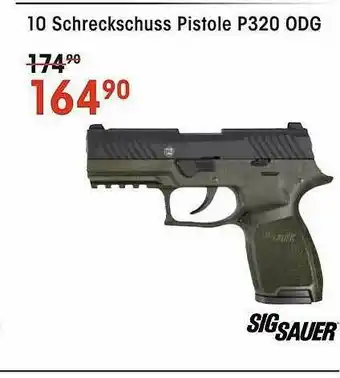 Frankonia Sig Sauer Schreckschuss Pistole P320 Odg Angebot