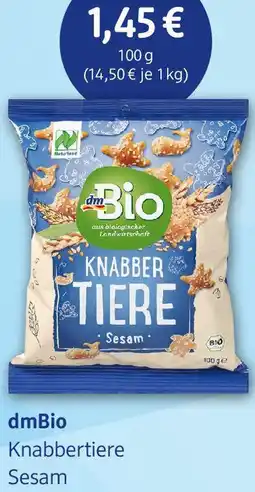 dm drogerie dmBio Knabbertiere Sesam Angebot