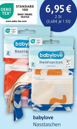 dm drogerie babylove Nasstaschen Angebot