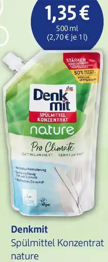 dm drogerie Denkmit Spülmittel Angebot