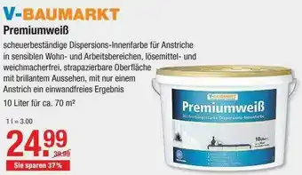 V Baumarkt Premiumweiß Angebot