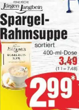 Edeka Jürgen Jangbein Spargel Rahmsuppe Angebot