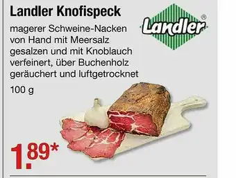 V Markt Landler Knofispeck Angebot