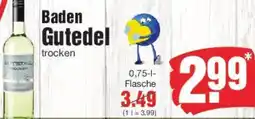 Edeka Baden Gutedel Angebot