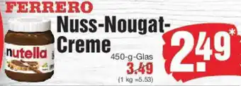 Edeka FERRERO Nuss-Nougat Creme Angebot