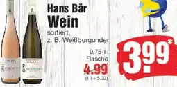 Edeka Hans Bär Wein Angebot