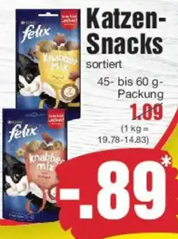 Edeka felix Katzen Snacks Angebot