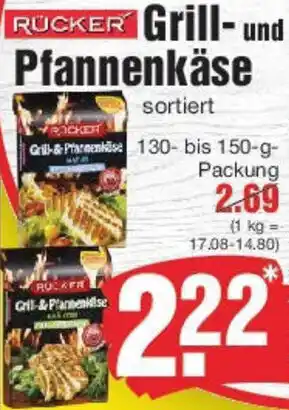 Edeka RÜCKER Grill- und Pfannenkäse Angebot