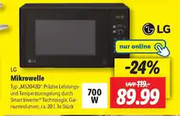 Lidl LG Mikrowelle Angebot