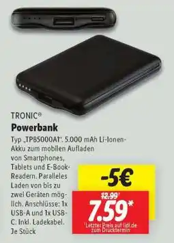 Lidl TRONIC Powerbank Angebot