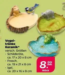 NETTO Vogeltränke Keramik Angebot
