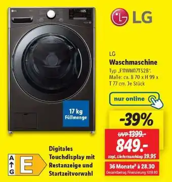 Lidl LG Waschmaschine Angebot