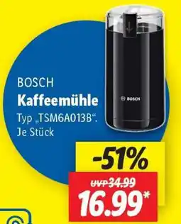 Lidl BOSCH Kaffeemühle Angebot