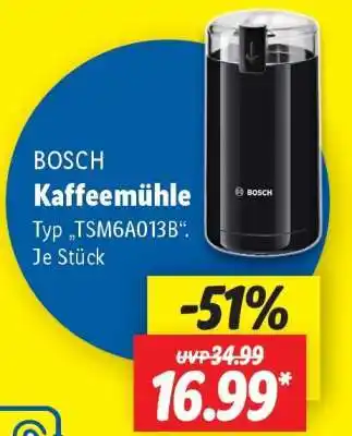 Lidl BOSCH Kaffeemühle Angebot