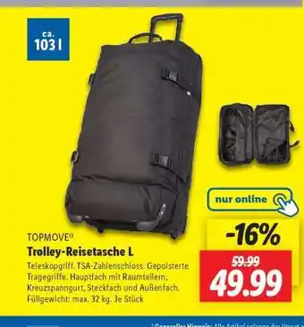 Lidl Trolley-Reisetasche L Angebot