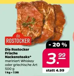 NETTO Die Rostocker Frische Nackensteaks Angebot