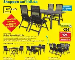 Lidl Alu-Rope-Gartenmöbelset, 5-tlg Angebot