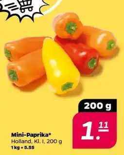 NETTO Mini- Paprika Angebot