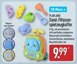 Aldi Nord PLAYLAND Sand-/Wasserspielzeugkoffer Angebot