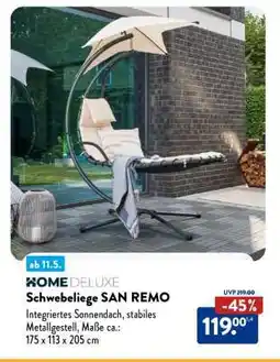 Aldi Nord Schwebeliege San Remo Angebot