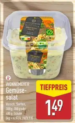 Aldi Nord WONNEMEYER Gemüse-salat Angebot