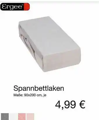 KiK Ergee Spannbettlaken Angebot