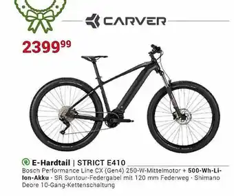 Fahrrad XXL Carver E-hardtail Strict E410 Angebot