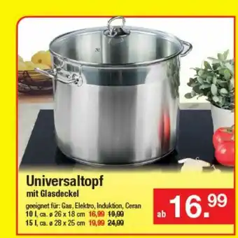 Zimmermann Universaltopf Mit Glasdeckel Angebot