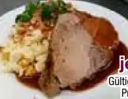 Möbel Inhofer Inhofer Ofenfrischer Schweinsbraten mit kräftiger Soße und Kässpätzle Angebot