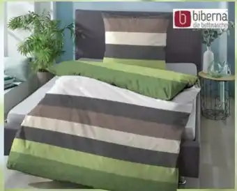 Möbel Inhofer biberna Mako-Satin-Bettwäsche Angebot